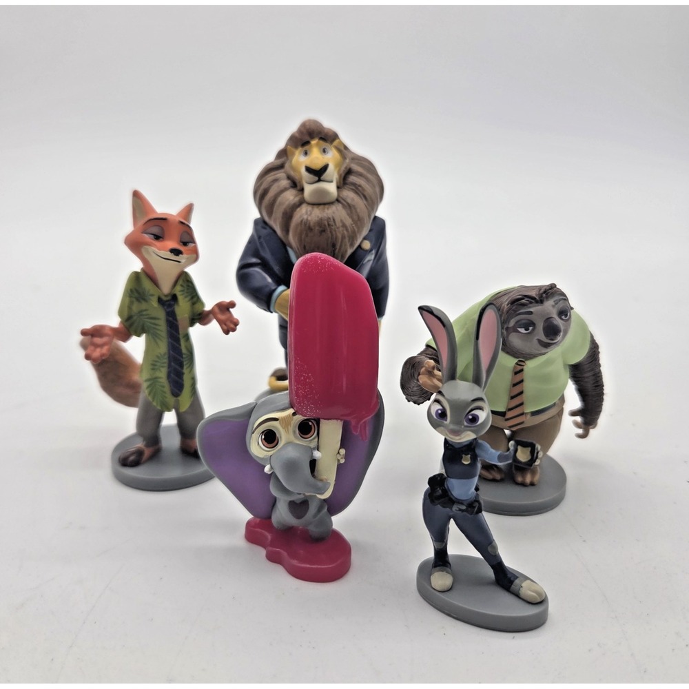 Disney Store Zootopia Action Figure Toy Figures Playset *Judy Missing An Arm*